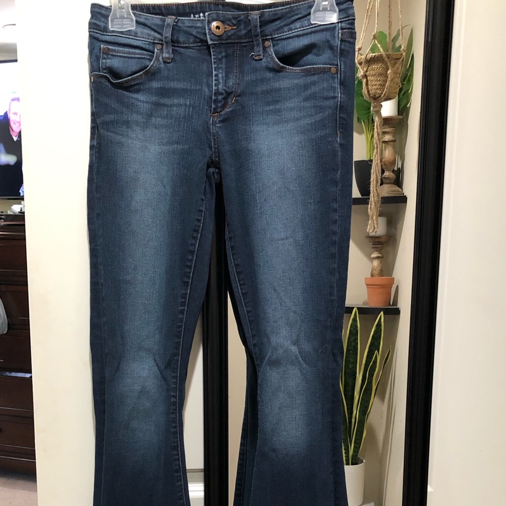 Denim flare jeans